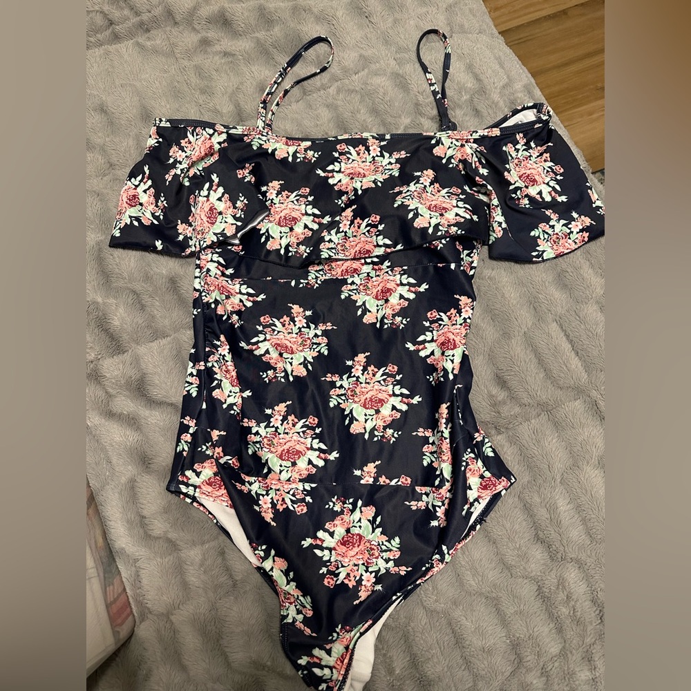 Floral Maternity Swimsuit